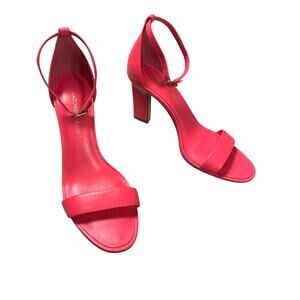 Antonio Melani Pink Ankle Strap Heel Sandals